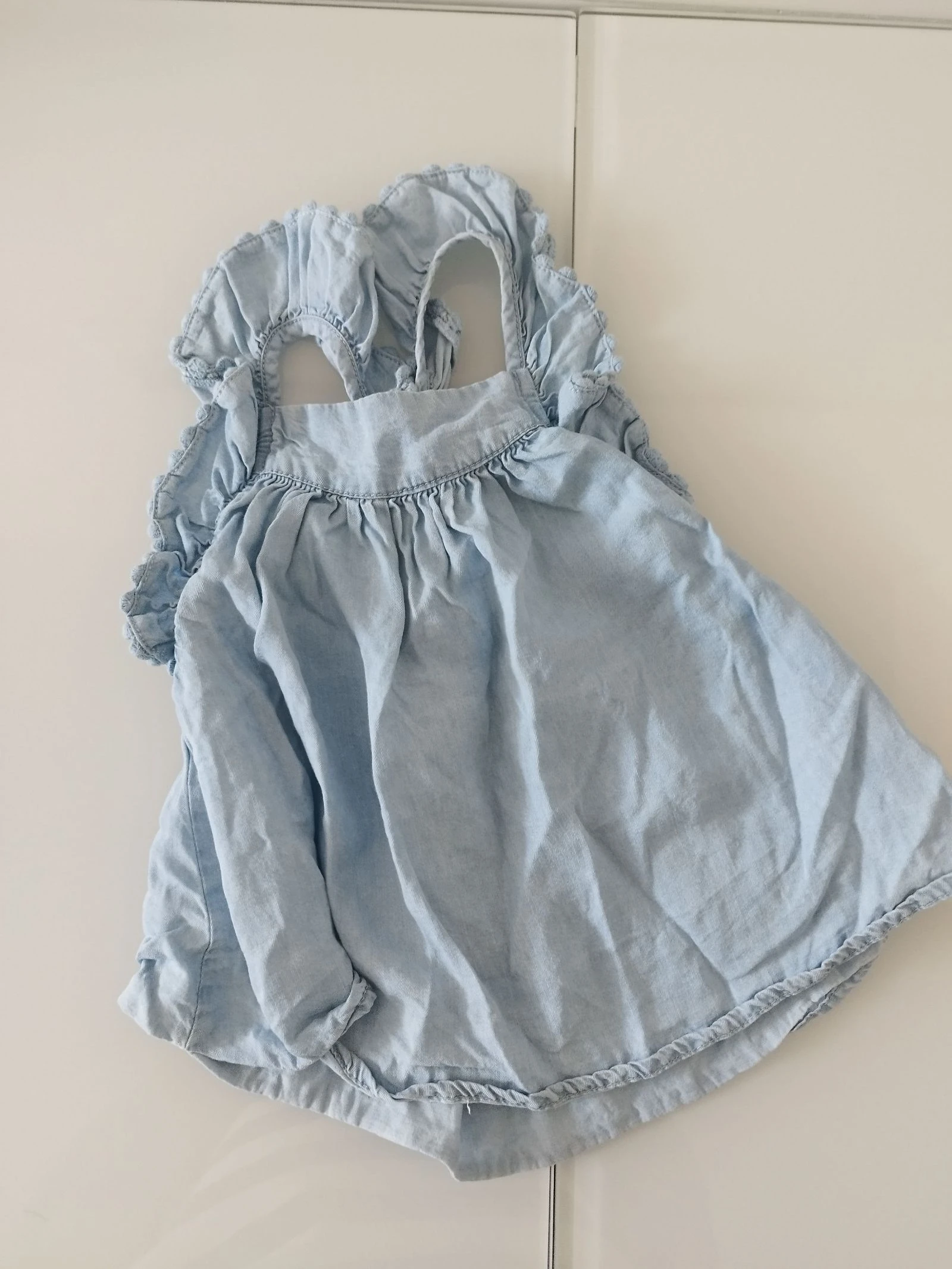 Vestido vaquero bebe 9 meses